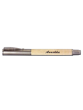 Personalised Roller  Wooden Engraved Pen (1001)