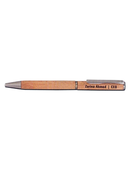 Personalised Ball point Wooden Engraved Pen (1010)