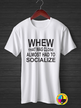 Socialize T-shirt.
