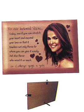 Personalised Laser Engraved  Wooden   Plaque (1035SM)