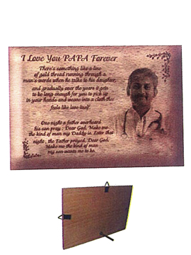 Personalised Laser Engraved Wooden  Plaque (1041SM) 