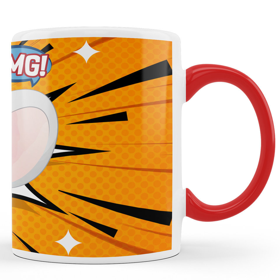 Printed Ceramic Coffee Mug | Superhero’s | Super Toon  Mug | 325 Ml 
