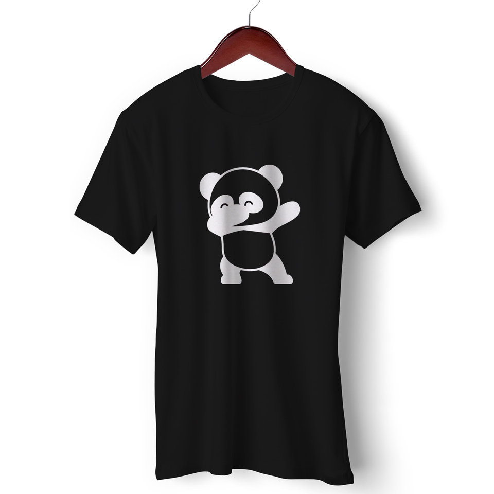 Dancing Panda | Round Neck Half Sleeve |Regular Fit