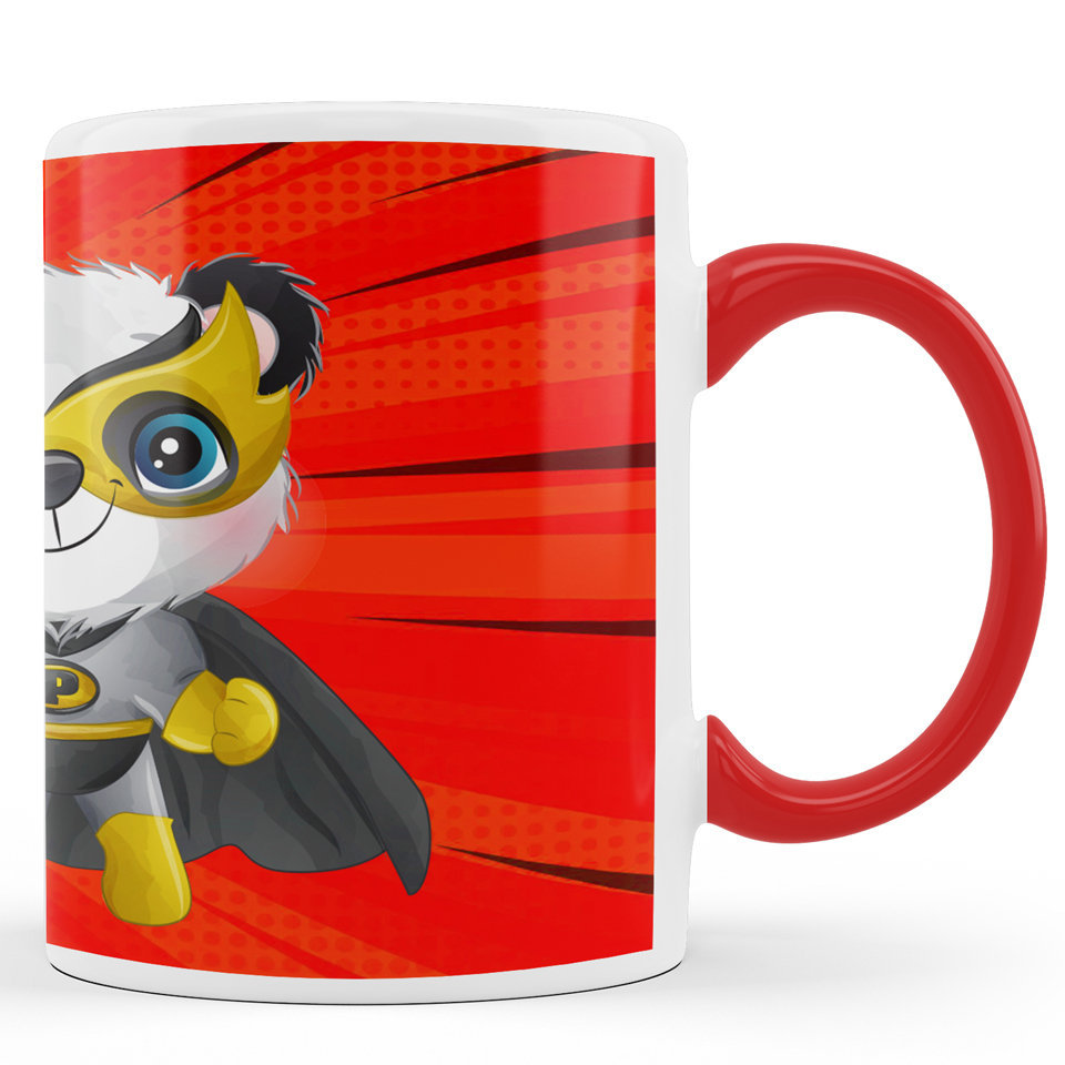 Printed Ceramic Coffee Mug | Superhero’s |Bright Toon Mug | 325 Ml 