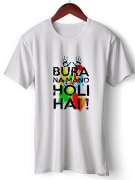Bura Na Manno Holi Hai |Dry Fit |Round Neck Half Sleeve |Regular Fit