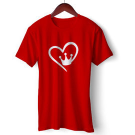 Heart | Unisex Cotton T Shirt | Round Neck Regular Fit