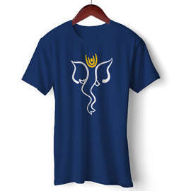 Unisex Cotton T Shirts | Ganesh Ji | Round Neck Half Sleeve |Regular Fit