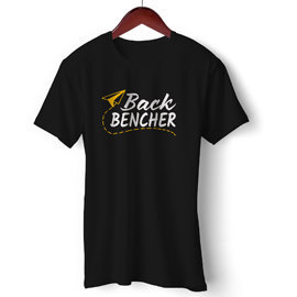 Back Bencher | Unisex Cotton T Shirt | Round Neck Regular Fit