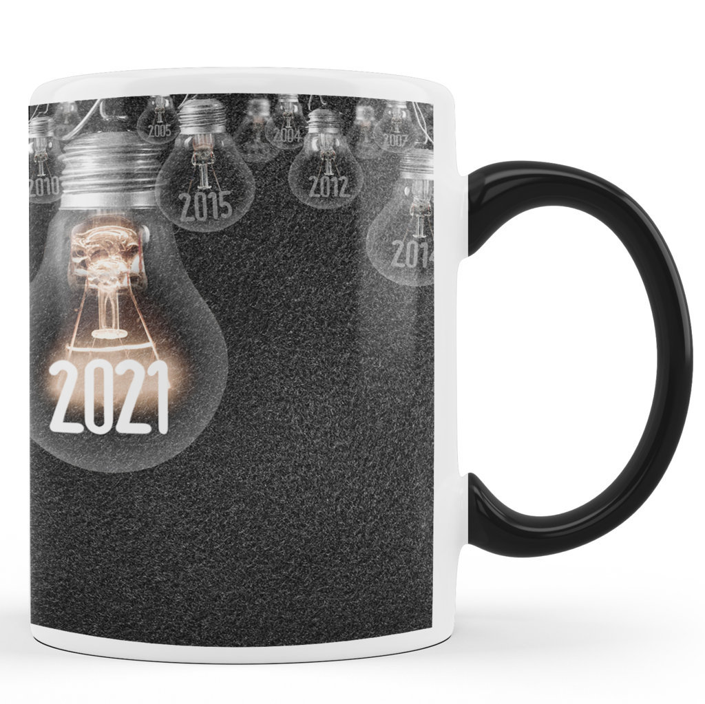 Printed Ceramic Coffee Mug | Ideas For 2021 |Happy New Year 2021 Mug | 325 Ml