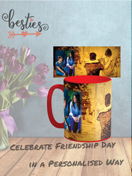 Friendship Day Red Mug