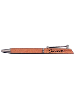 Personalised Ball Point   Wooden Engraved Pen (1127)