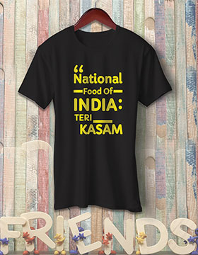 National Food Of India Teri Kasam - Red